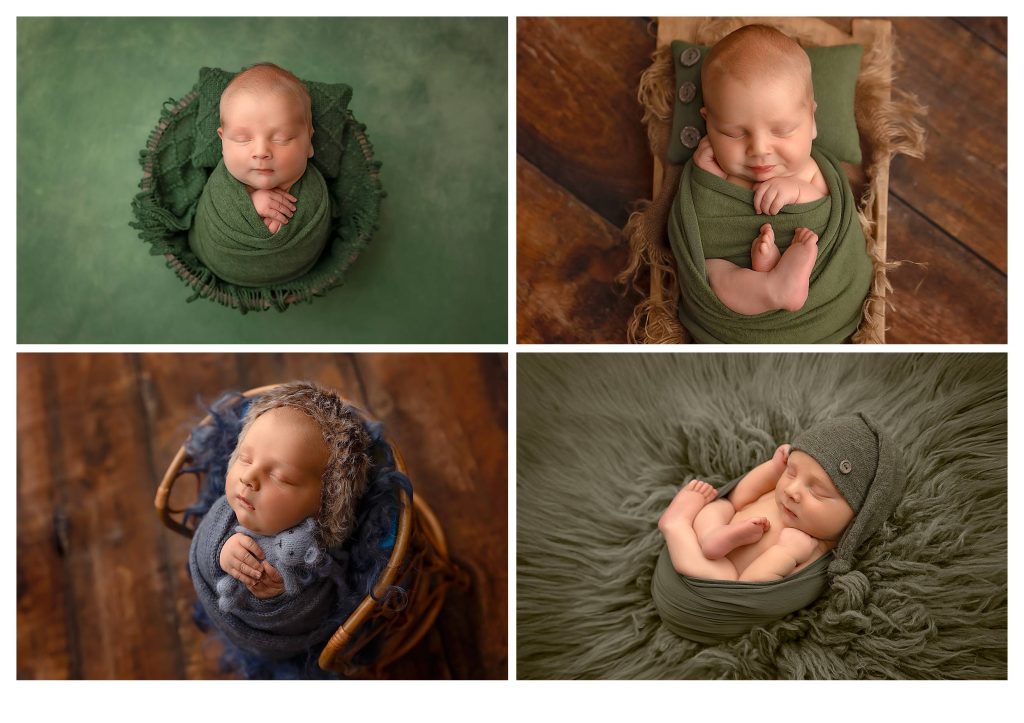 baby boy photos using props