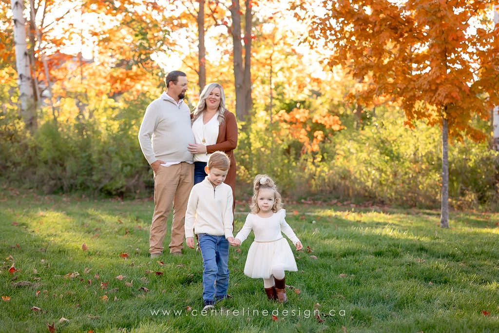 Fall Family Photos in Lindsay